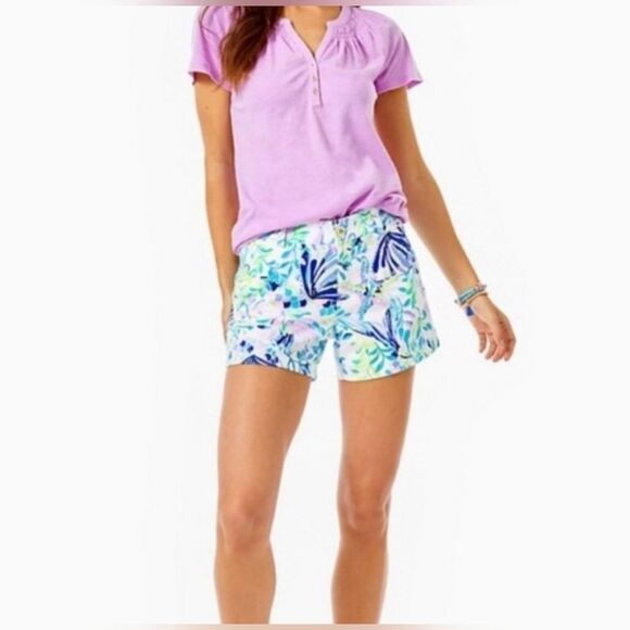 New  Lilly Pulitzer  Callahan short Size 12 - Picture 2 of 4